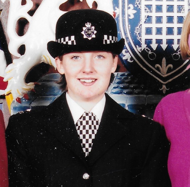 Bethany Eaton in her police uniform