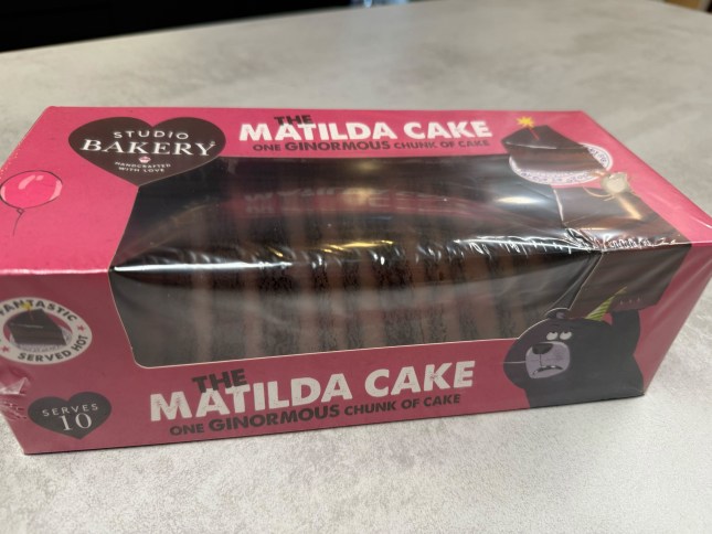 Studio Bakery's Matilda Cake from Tesco
