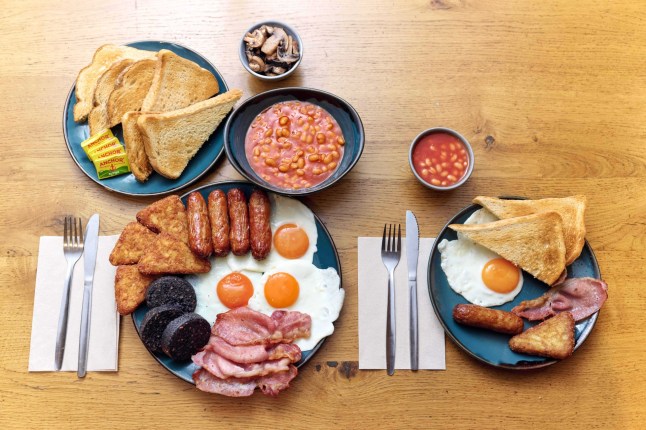 The Big Daddy breakfast at Morrisons Cafes