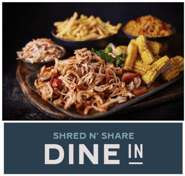 The new Shred N' Share dine in deal from M&S
