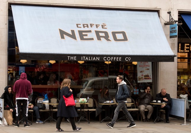 BRITAIN-ECONOMY-RETAIL-COMPANY-CAFE NERO