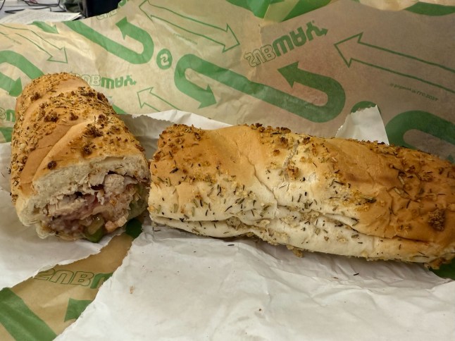 Subway's Christmas Sub