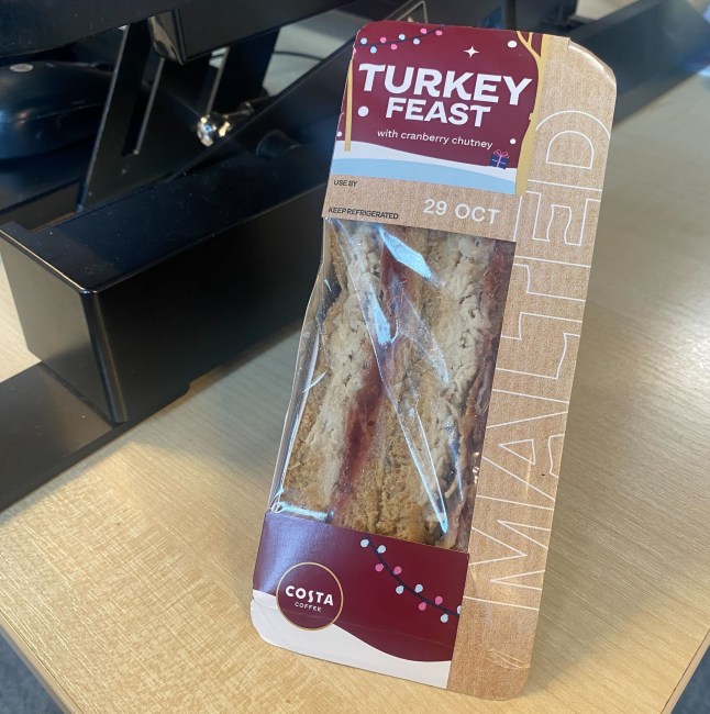 Costa Turkey Feast Sandwich