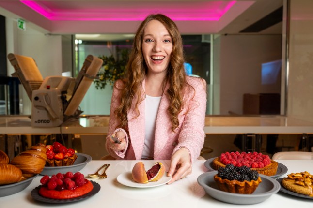 Cedric Grolet at The Berkeley Courtney Pochin popped by for a taste test/behind the scenes look of the pastries at Cedric Grolet at The Berkeley. ?? Lucy Young 2024 07799118984 lucyyounguk@gmail.com www.lucyyoungphotos.co.uk