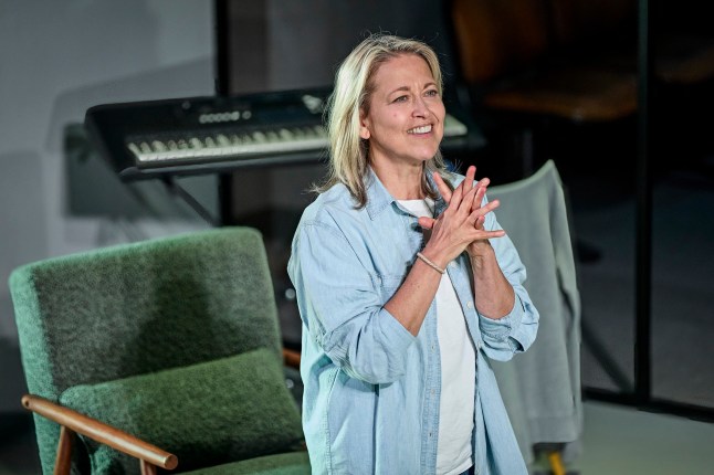 The Unbelievers Royal Court Theatre Nicola Walker The Unbelievers by Nick Payne The Cast Alby Baldwin Jaz Singh Deaol Paul Higgins Ella Lily Hyland Martin Marquez Harry Kershaw Lucy Thackeray Nicola Walker Isabel Adomakoh Director Marianne Elliott Designer Bunny Christie Lighting Designer Jack Knowles Composer and Sound Designer Nicola T. Chang Movement Director Etta Murfitt Casting Director Charlotte Sutton CDG Casting Associate Saffeya Shebli Design Associate Verity Sadler Assistant Director Anna Hampton Props Supervisor Lily Mollgaard Voice Hazel Holder Production Manager Zara Drohan (she/her) Costume Superviser Lucy Walshaw (she/her) Company Manager Mica Taylor (she/her) Lead Producer Hannah Lyall (she/her) Executive Producer Steven Atkinson